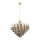 Maytoni DIA200PL-08G - Kattokruunu ketjussa FLARE 8xE14/40W/230V