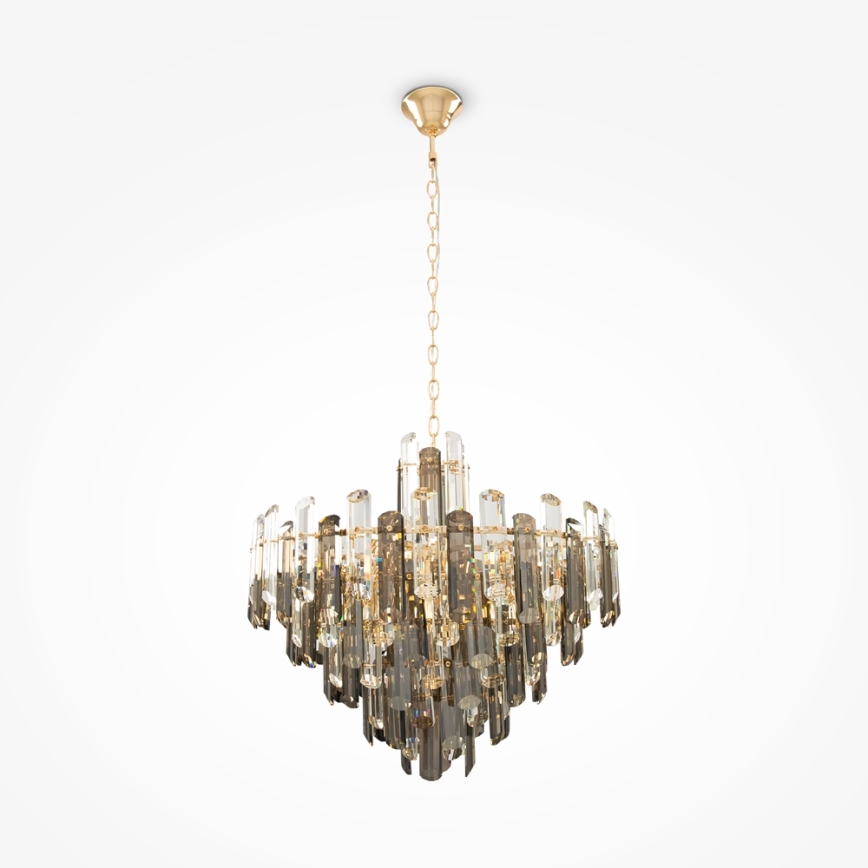 Maytoni DIA200PL-08G - Kattokruunu ketjussa FLARE 8xE14/40W/230V