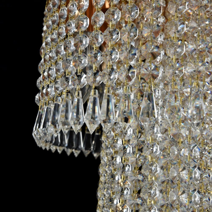 Maytoni DIA522-CL-12-G - Kattovalo CASCADE 12xE14/60W/230V
