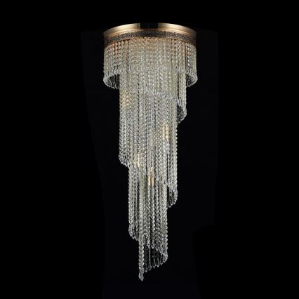 Maytoni DIA522-CL-12-G - Kattovalo CASCADE 12xE14/60W/230V
