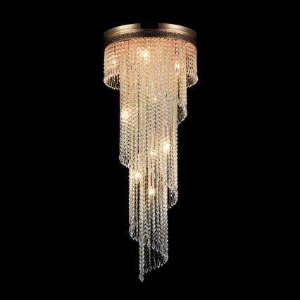 Maytoni DIA522-CL-12-G - Kattovalo CASCADE 12xE14/60W/230V