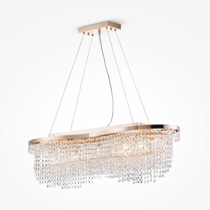 Maytoni DIA600-07-G - Kattokruunu johdossa TOILS 7xE14/60W/230V