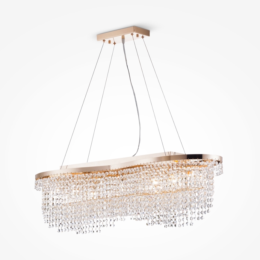 Maytoni DIA600-07-G - Kattokruunu johdossa TOILS 7xE14/60W/230V