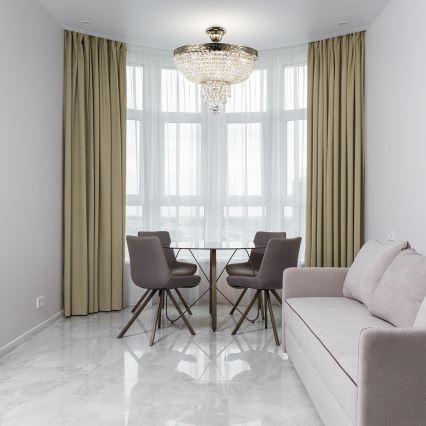 Maytoni DIA890-CL-05-G - Kiinteä kattokruunu PALACE 5xE27/60W/230V