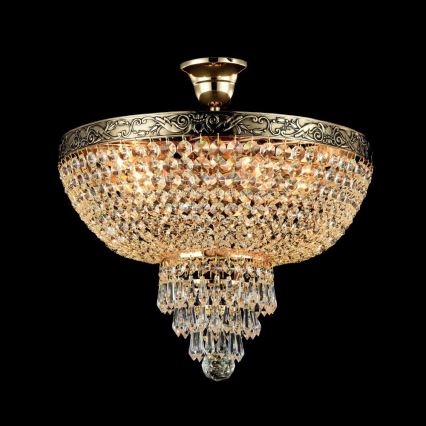 Maytoni DIA890-CL-05-G - Kiinteä kattokruunu PALACE 5xE27/60W/230V