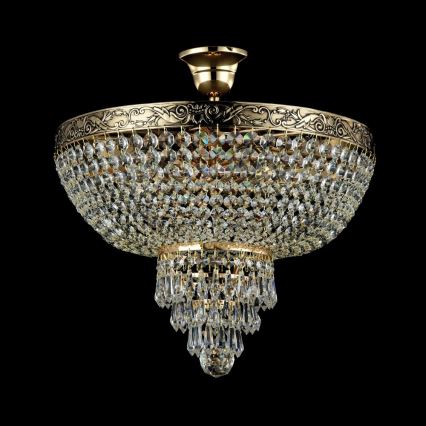 Maytoni DIA890-CL-05-G - Kiinteä kattokruunu PALACE 5xE27/60W/230V