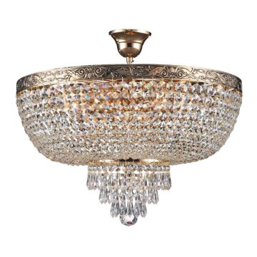 Maytoni DIA890-CL-06-G - Kiinteä kattokruunu PALACE 6xE27/60W/230V
