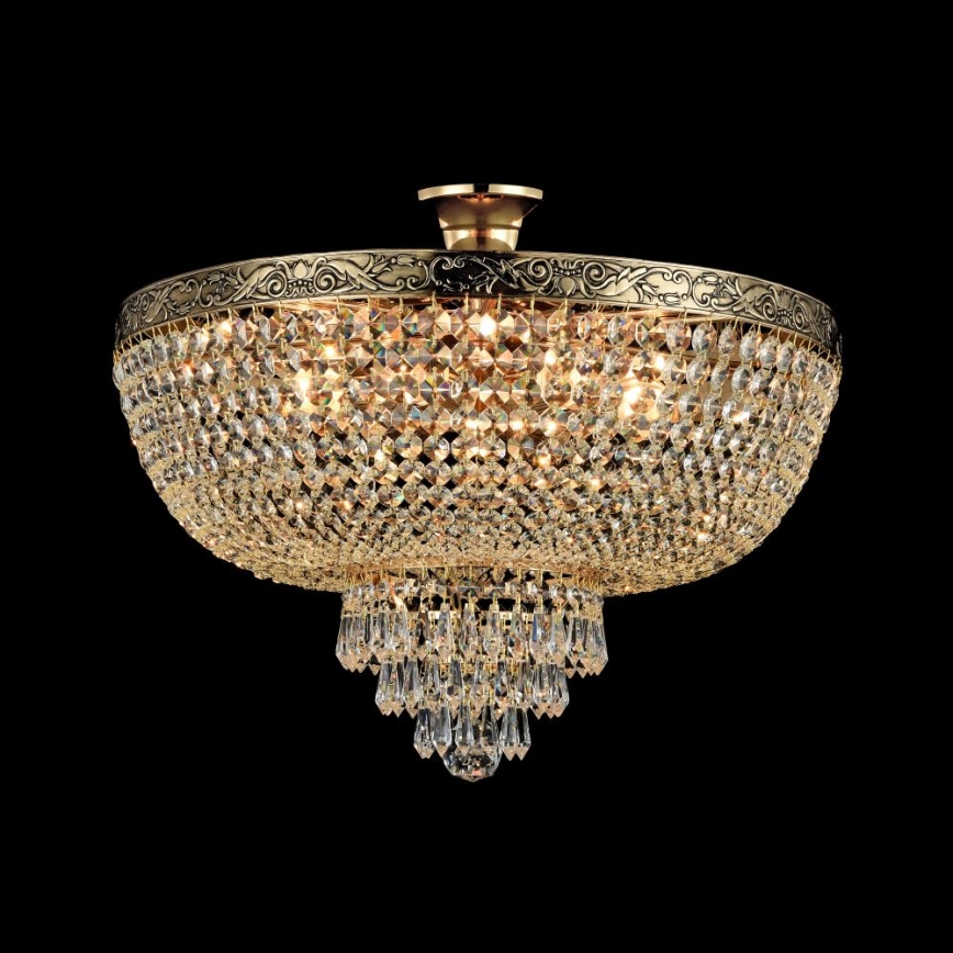 Maytoni DIA890-CL-06-G - Kiinteä kattokruunu PALACE 6xE27/60W/230V