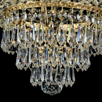 Maytoni DIA890-CL-06-G - Kiinteä kattokruunu PALACE 6xE27/60W/230V