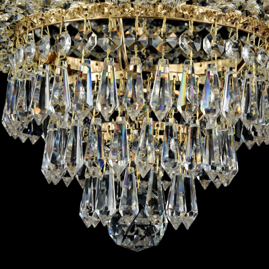Maytoni DIA890-CL-06-G - Kiinteä kattokruunu PALACE 6xE27/60W/230V