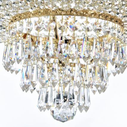 Maytoni DIA890-CL-06-G - Kiinteä kattokruunu PALACE 6xE27/60W/230V
