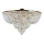 Maytoni DIA890-CL-18-G - Kiinteä kattokruunu PALACE 18xE27/60W/230V