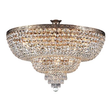 Maytoni DIA891-CL-14-G - Kiinteä kattokruunu PALACE 14xE27/60W/230V