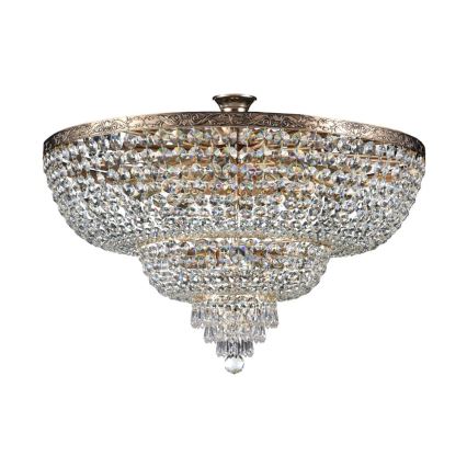 Maytoni DIA891-CL-14-G - Kiinteä kattokruunu PALACE 14xE27/60W/230V
