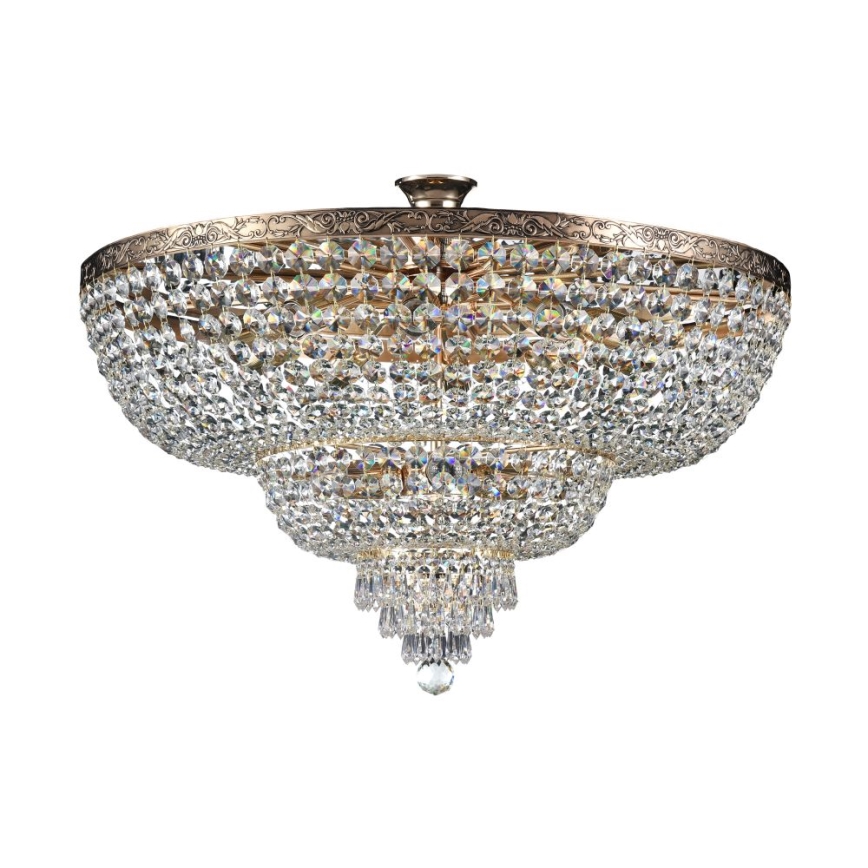 Maytoni DIA891-CL-14-G - Kiinteä kattokruunu PALACE 14xE27/60W/230V