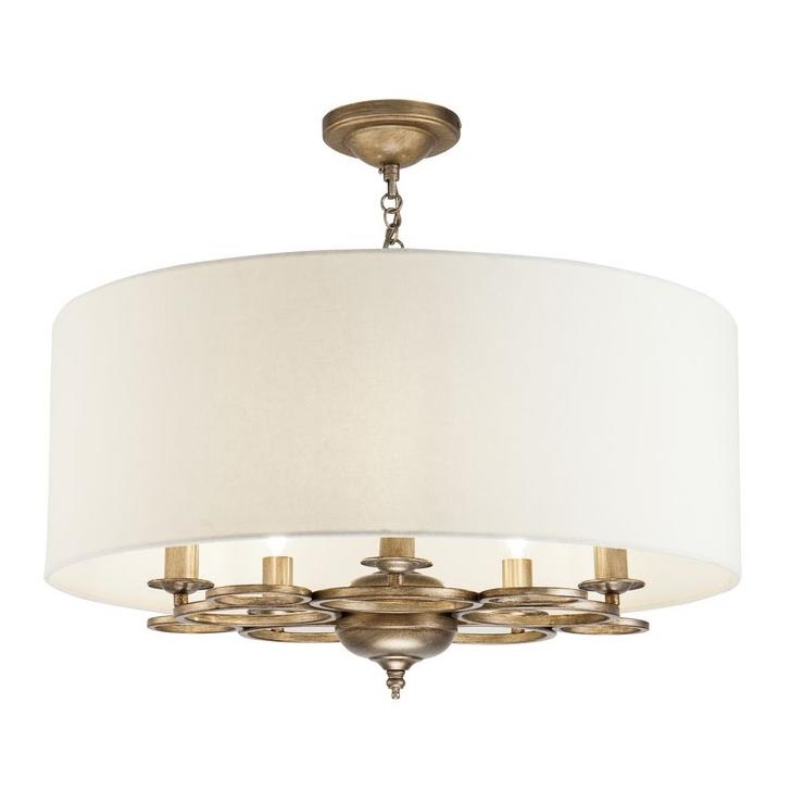 Maytoni H007PL-05G - Kattokruunu ketjussa ANNA 5xE14/40W/230V
