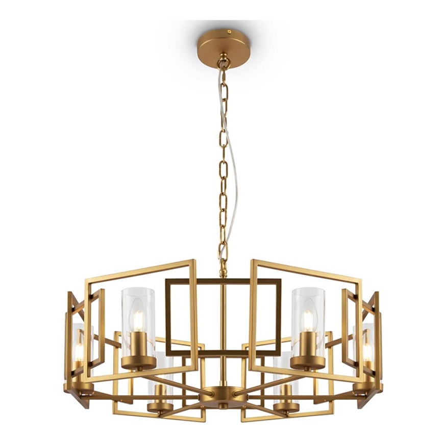 Maytoni H009PL-06G - Kattokruunu ketjussa BOWI 6xE14/40W/230V