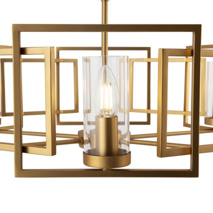 Maytoni H009PL-06G - Kattokruunu ketjussa BOWI 6xE14/40W/230V