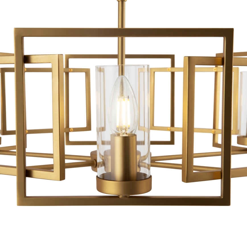 Maytoni H009PL-06G - Kattokruunu ketjussa BOWI 6xE14/40W/230V