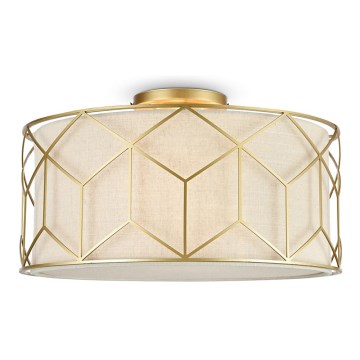 Maytoni H223-PL-03-G - Kattovalo MESSINA 3xE27/60W/230V