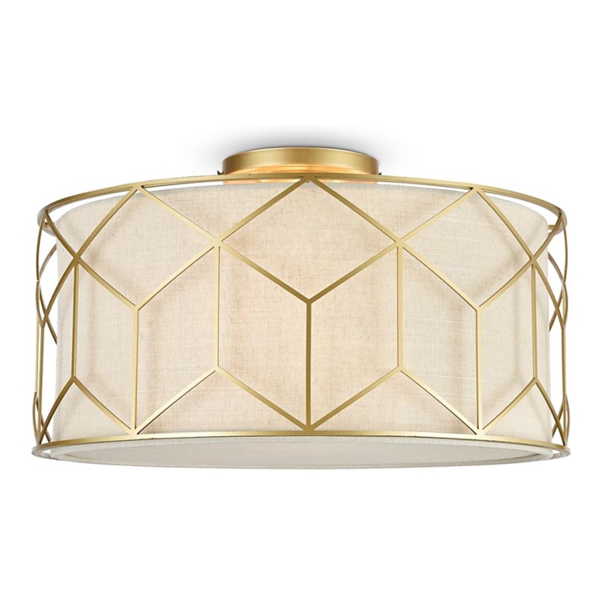 Maytoni H223-PL-03-G - Kattovalo MESSINA 3xE27/60W/230V