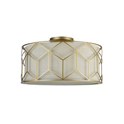 Maytoni H223-PL-03-G - Kattovalo MESSINA 3xE27/60W/230V