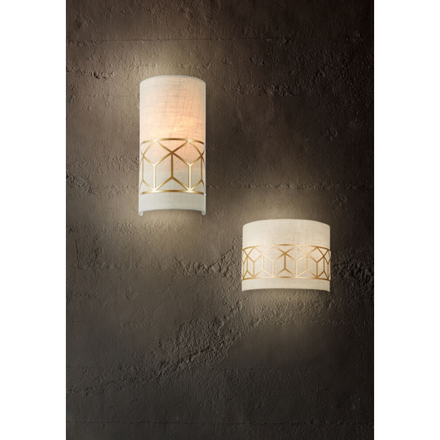 Maytoni H223-WL-01-G - Seinävalaisin MESSINA 1xE14/40W/230V