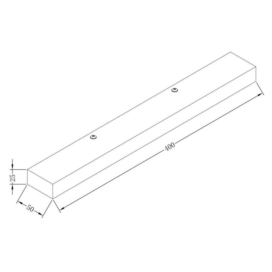 Maytoni MIR011WL-L9B4K - LED-seinävalaisin ORION LED/9W/230V musta