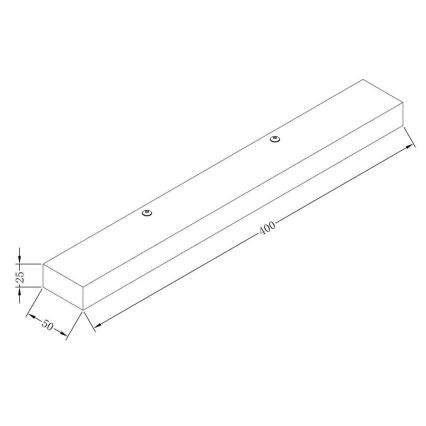 Maytoni MIR011WL-L9W4K - LED-seinävalaisin ORION LED/9W/230V valkoinen