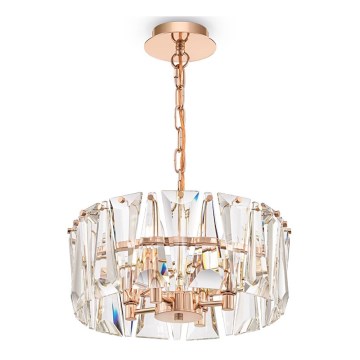 Maytoni MOD043PL-04G - Kattokruunu ketjussa PUNTES 4xE14/60W/230V kulta