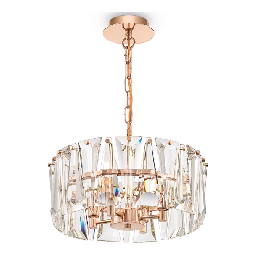 Maytoni MOD043PL-04G - Kattokruunu ketjussa PUNTES 4xE14/60W/230V kulta