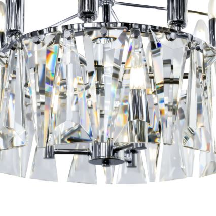 Maytoni MOD043PL-12CH - Kattokruunu ketjussa PUNTES 12xE14/40W/230V kiiltävä kromi