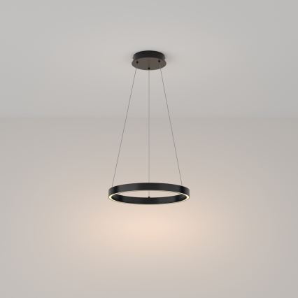 Maytoni MOD058PL-L22B3K - LED-kattokruunu johdossa RIM LED/25W/230V 3000K halkaisija 40 cm musta