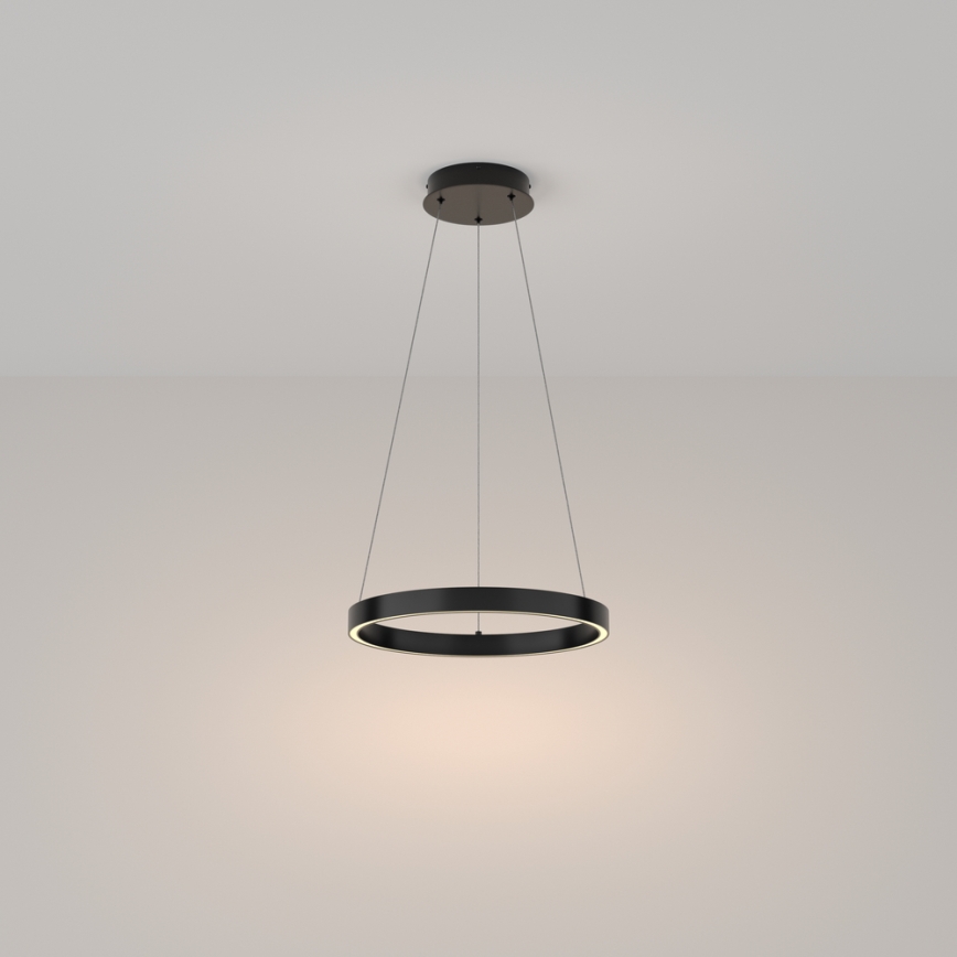 Maytoni MOD058PL-L22B3K - LED-kattokruunu johdossa RIM LED/25W/230V 3000K halkaisija 40 cm musta