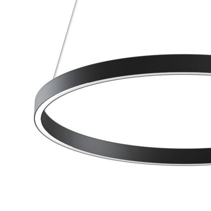 Maytoni MOD058PL-L22B3K - LED-kattokruunu johdossa RIM LED/25W/230V 3000K halkaisija 40 cm musta