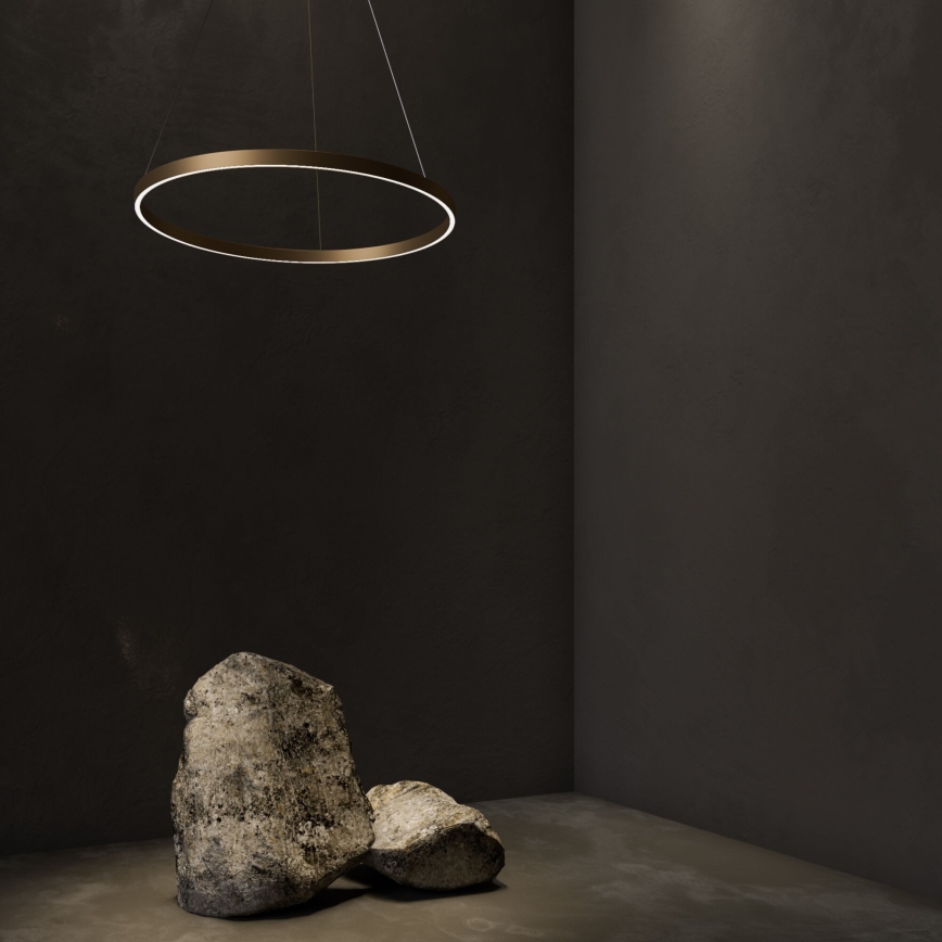 Maytoni MOD058PL-L22BS3K - LED-kattokruunu johdossa RIM LED/25W/230V 3000K halkaisija 40 cm kulta