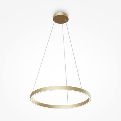 Maytoni MOD058PL-L32BS4K - LED-kattokruunu johdossa RIM LED/37W/230V 4000K halkaisija 60 cm kulta