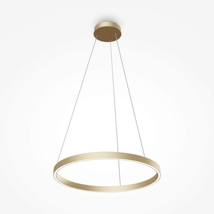 Maytoni MOD058PL-L32BS4K - LED-kattokruunu johdossa RIM LED/37W/230V 4000K halkaisija 60 cm kulta