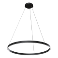 Maytoni MOD058PL-L42B3K - LED-kattokruunu johdossa RIM LED/51W/230V 3000K halkaisija 80 cm musta