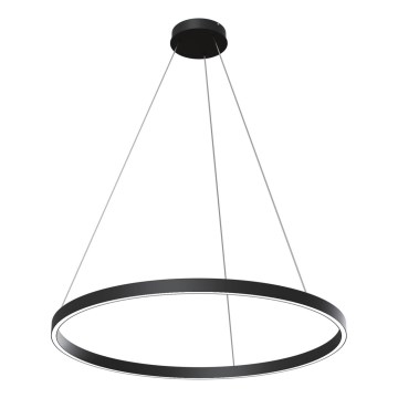 Maytoni MOD058PL-L42B3K - LED-kattokruunu johdossa RIM LED/51W/230V 3000K halkaisija 80 cm musta