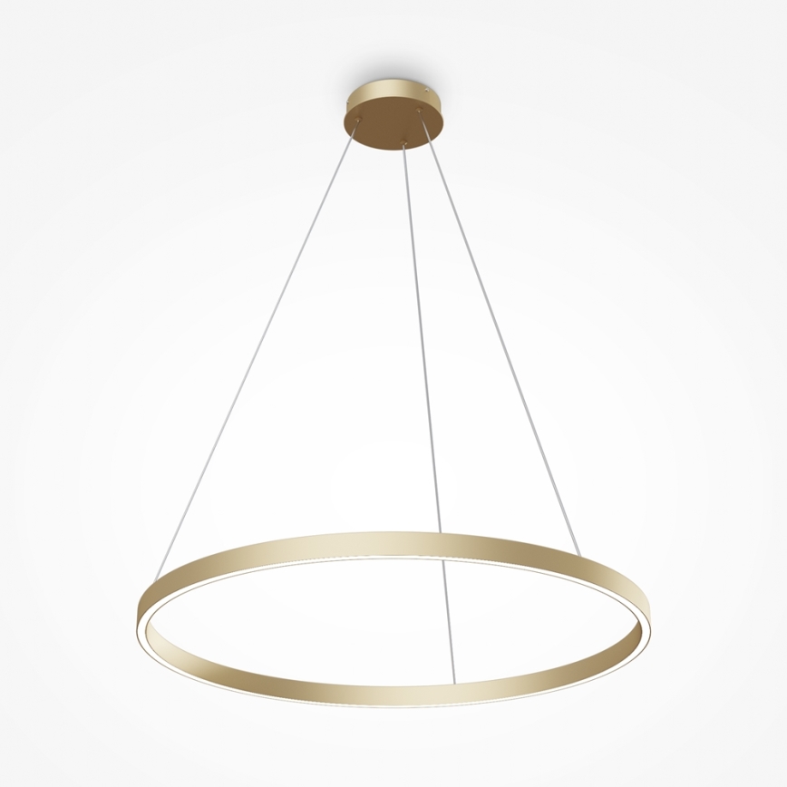 Maytoni MOD058PL-L42BS4K - LED-kattokruunu johdossa RIM LED/51W/230V 4000K halkaisija 80 cm kulta