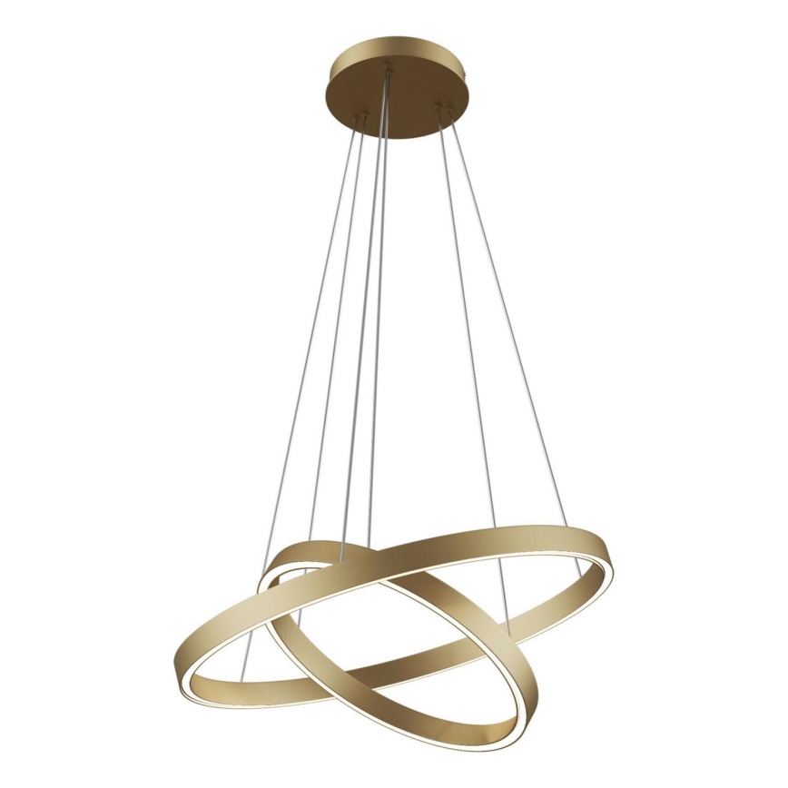 Maytoni MOD058PL-L55BS3K - LED-kattokruunu johdossa RIM LED/61W/230V 3000K halkaisija 60 cm kulta