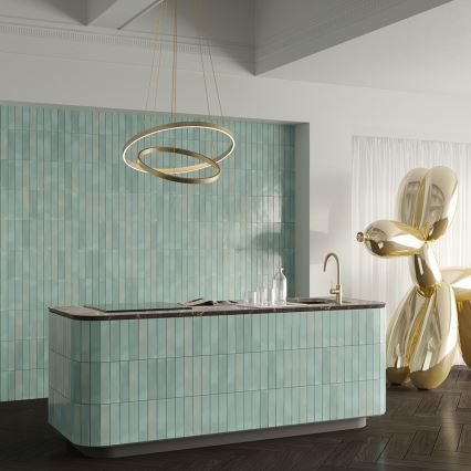 Maytoni MOD058PL-L74BS3K - LED-kattokruunu johdossa RIM LED/88W/230V 3000K halkaisija 80 cm kulta
