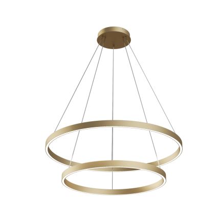 Maytoni MOD058PL-L74BS3K - LED-kattokruunu johdossa RIM LED/88W/230V 3000K halkaisija 80 cm kulta