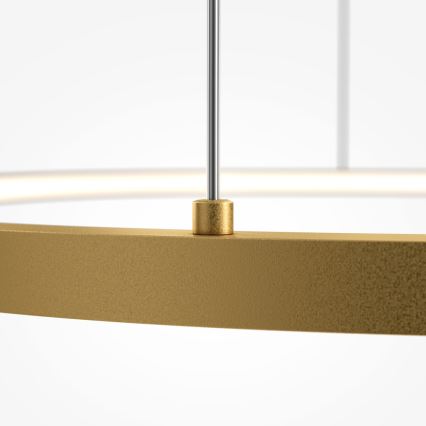 Maytoni MOD072PL-L36BSK1 - LED-kattokruunu johdossa GLINT LED/36W/230V kulta halkaisija 80 cm