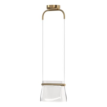 Maytoni MOD170PL-L8BS3K - LED-kattokruunu johdossa CABARET LED/8W/230V kulta