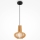 Maytoni MOD193PL-01W - Kattokruunu johdossa ROOTS 1xE27/40W/230V halkaisija 22,5 cm beige