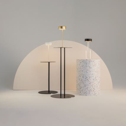 Maytoni MOD229TL-L3B3K1 - LED Himmennettävä ladattava kannattava pöytävalaisin LED/3W/5V 2200-4000K musta/läpinäkyvä