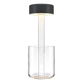 Maytoni MOD229TL-L3B3K1 - LED Himmennettävä ladattava kannattava pöytävalaisin LED/3W/5V 2200-4000K 2000 mAh musta/läpinäkyvä