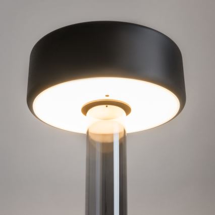 Maytoni MOD229TL-L3B3K3 - LED Himmennettävä ladattava kannattava pöytävalaisin LED/3W/5V 2200-4000K musta/harmaa